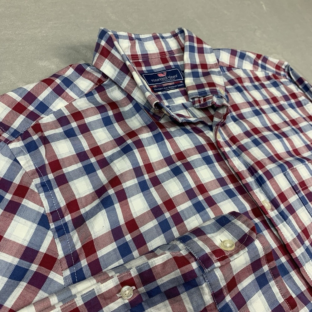 Vineyard Vines Classic Fit Murray Shirt Mens Medium Button Down Long Sleeve